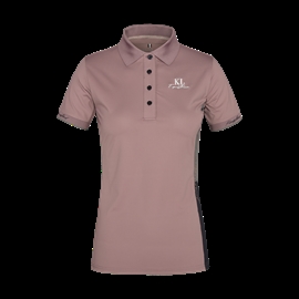 Kingsland Taylin polo t-shirt til kvinder i farven rose taupe - Stald-direkte.dk